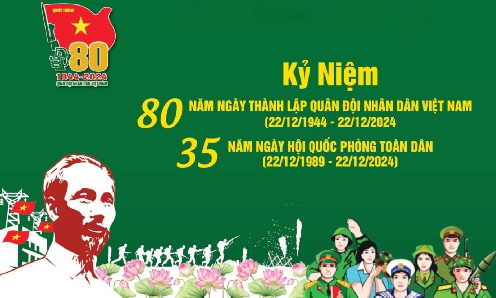 KỶ NIỆM 80 NĂM NGÀY THÀNH LẬP QUÂN ĐỘI NHÂN DÂN VIỆT NAM (22/12/1944) VÀ 35 NĂM NGÀY HỘI QUỐC PHÒNG TOÀN DÂN (22/12/1989-22/12/2024): TỰ HÀO VÀ TRÁCH NHIỆM CỦA THẾ HỆ TRẺ TRƯỜNG THPT LÝ THƯỜNG KIỆT